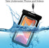 Waterproof Phone Case, Waterproof phone pouch Dry Sealed Bag with Lanyard for Mobile Phones Samsung, iPhone 15/14/13/12/11/XS/Max/XR/X Galaxy S10 for Beach Swimming Fishing Hiking Surfing 1Pack Clear - TradeNRG UK